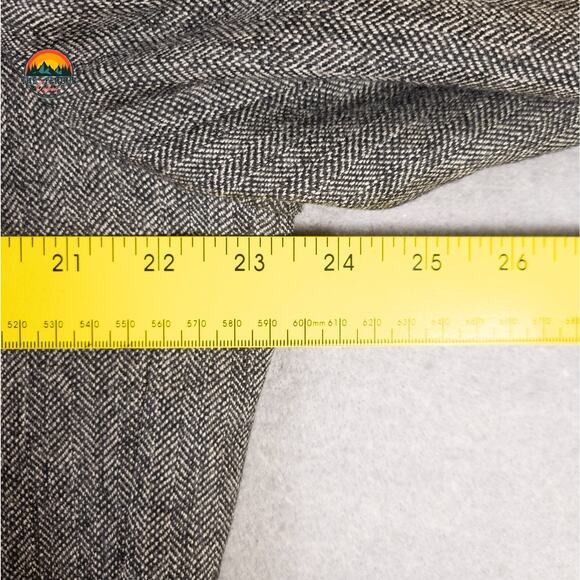 Savile Row Macys Suit Jacket Blazer Gray Single-Breasted Notch Lapel Men's L 44 - Picture 4 of 14